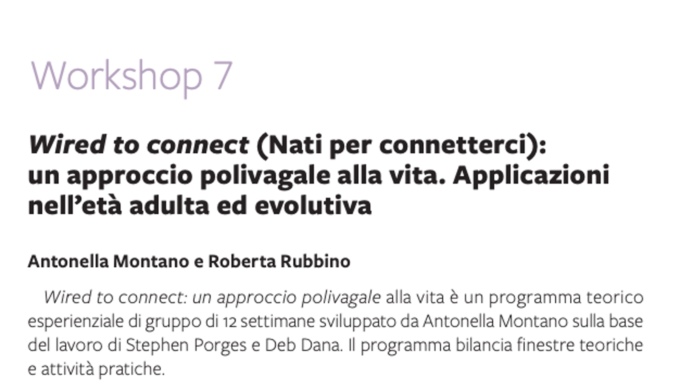Wired to Connect: dal 1° Congresso CBT-Italia di Firenze un approccio polivagale alla vita