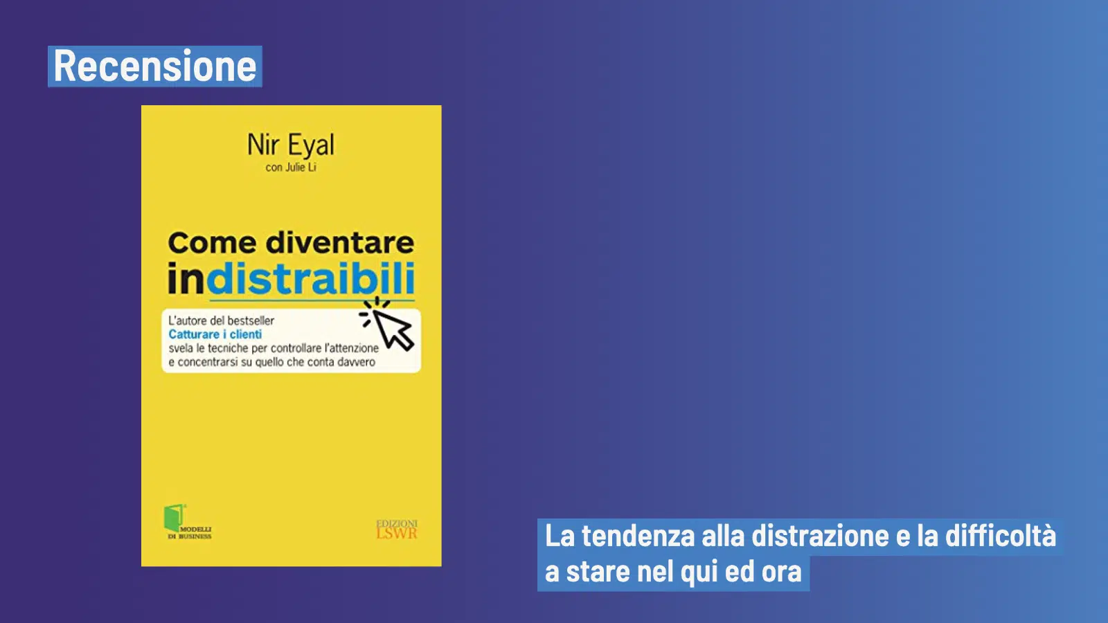 Come diventare indistraibili 2020 di Nir Eyal con Julkie Li Recensione