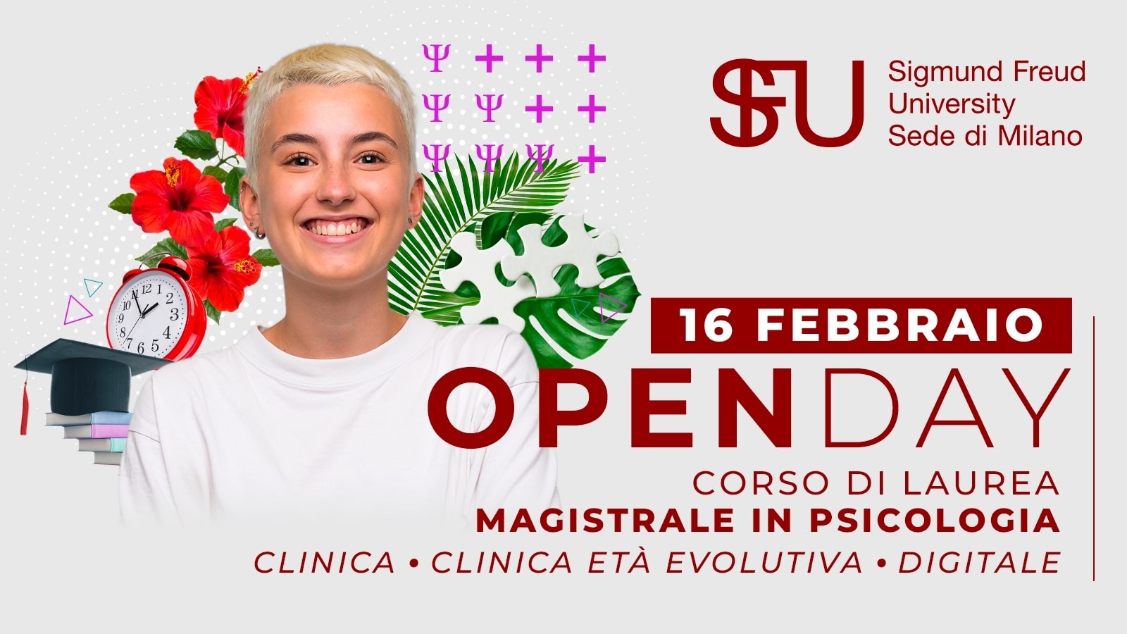 Laurea Magistrale in Psicologia Open Day SFU Milano, 16 Febbraio 2023