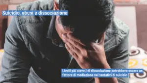 Tentativi di suicidio: effetto dell'abuso sessuale e della dissociazione