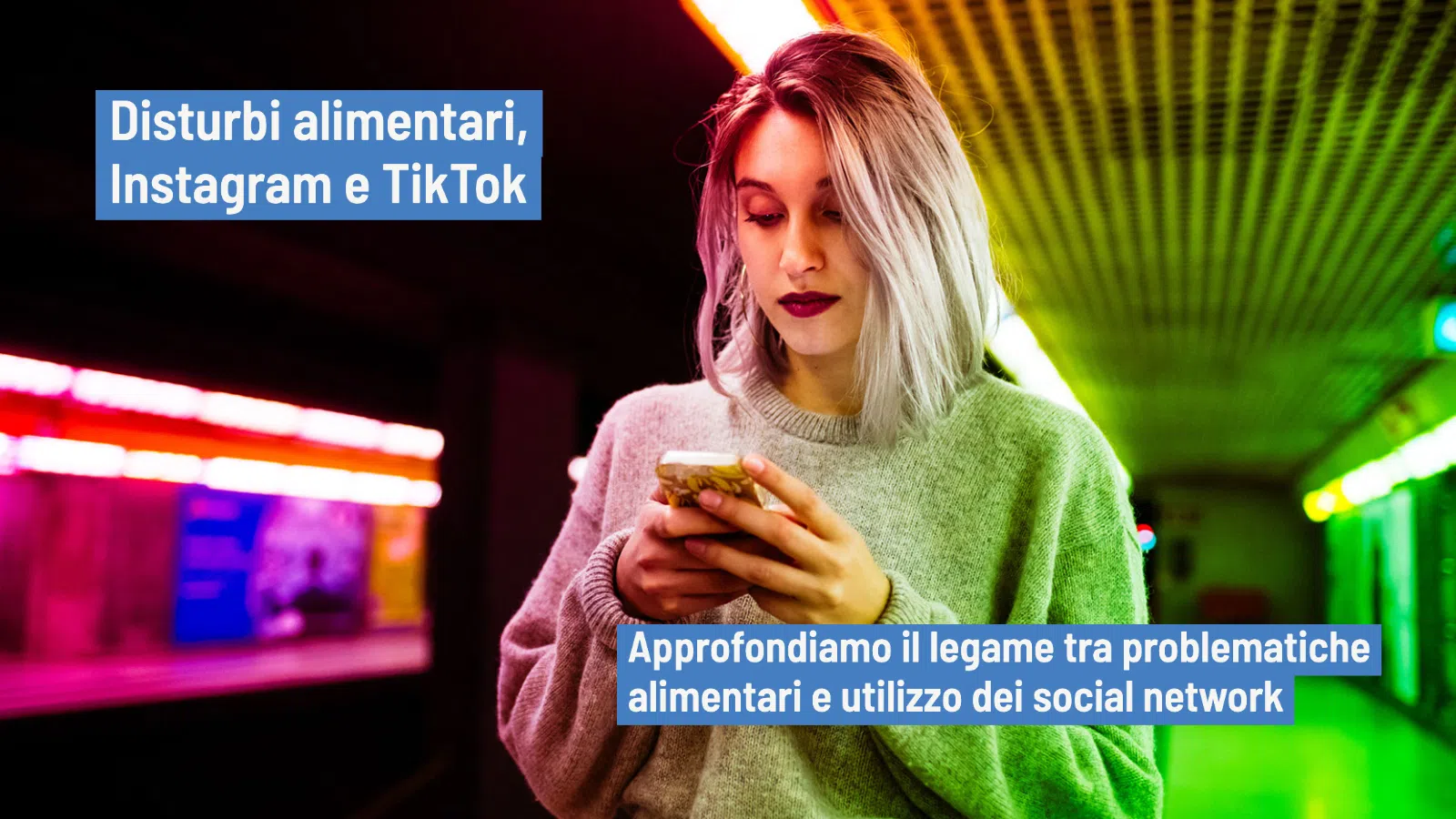 Disturbi alimentari: Instagram e TikTok come possibili fattori perpetuanti