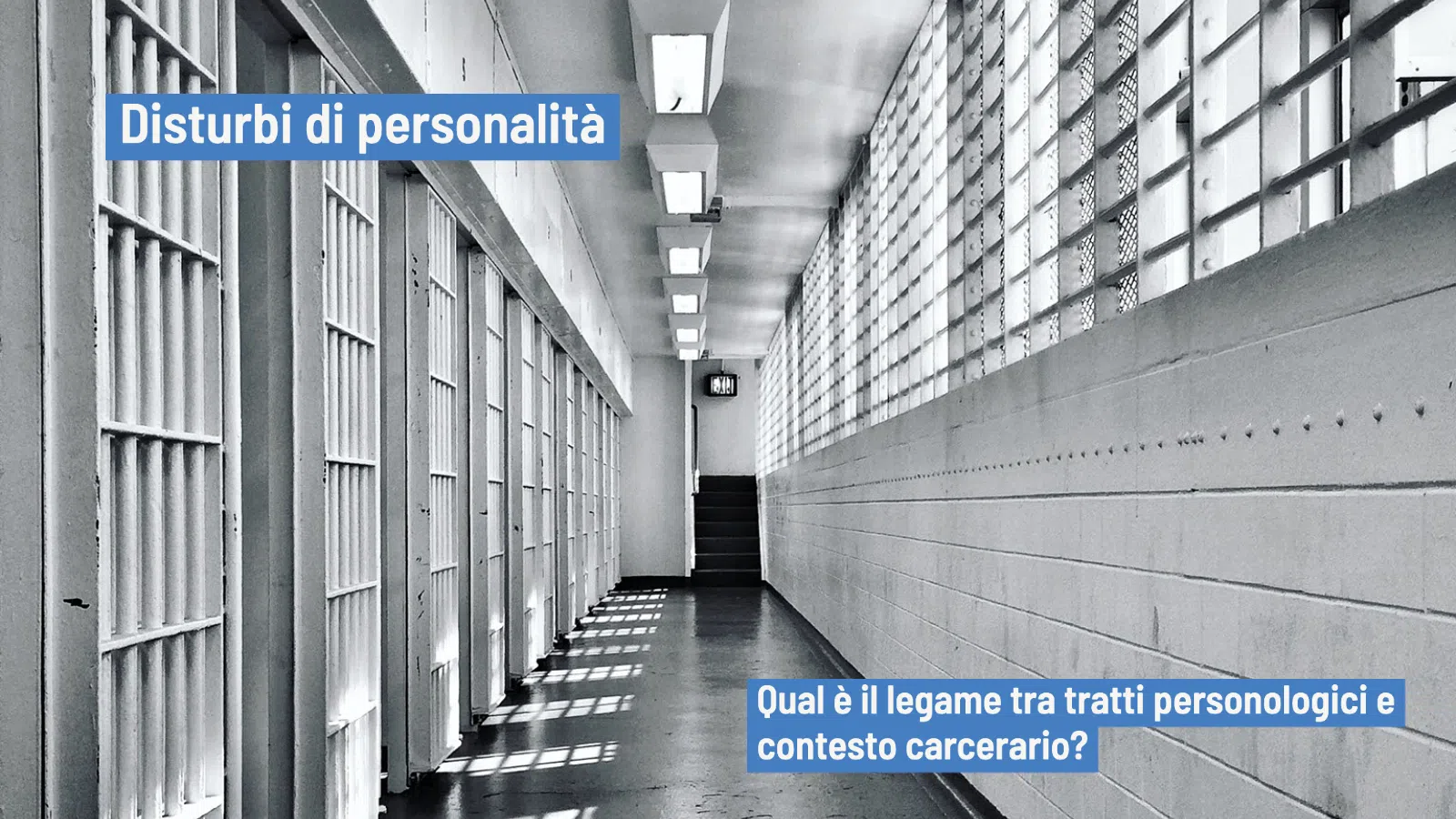 Disturbi di personalità nella popolazione carceraria