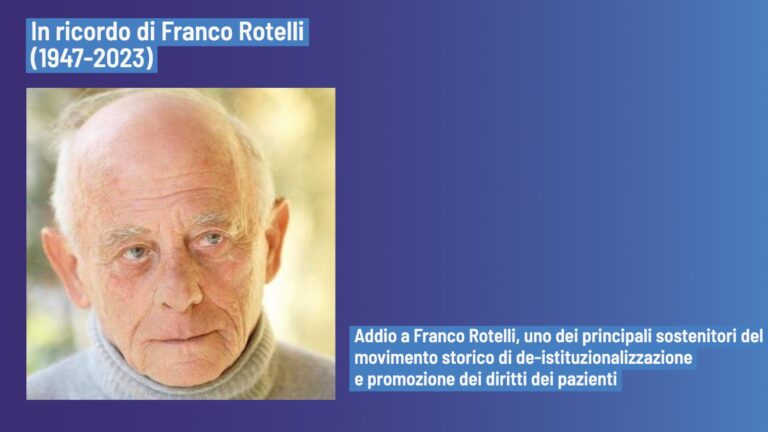 Ron Rotelli Franco Rotelli: in ricordo del suo importante contributo ai diritti dei ...