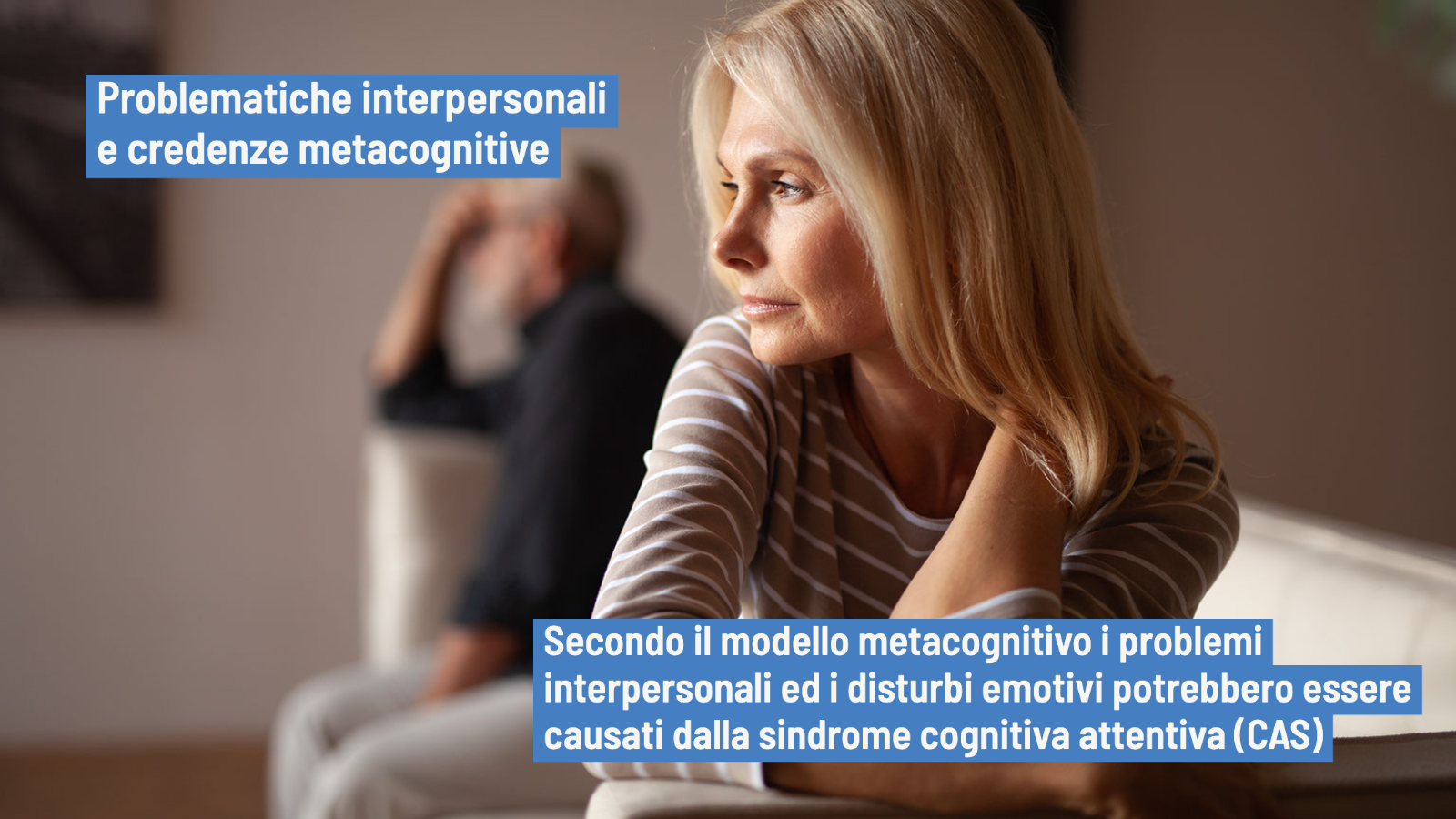 Problemi interpersonali e credenze metacognitive quale relazione_