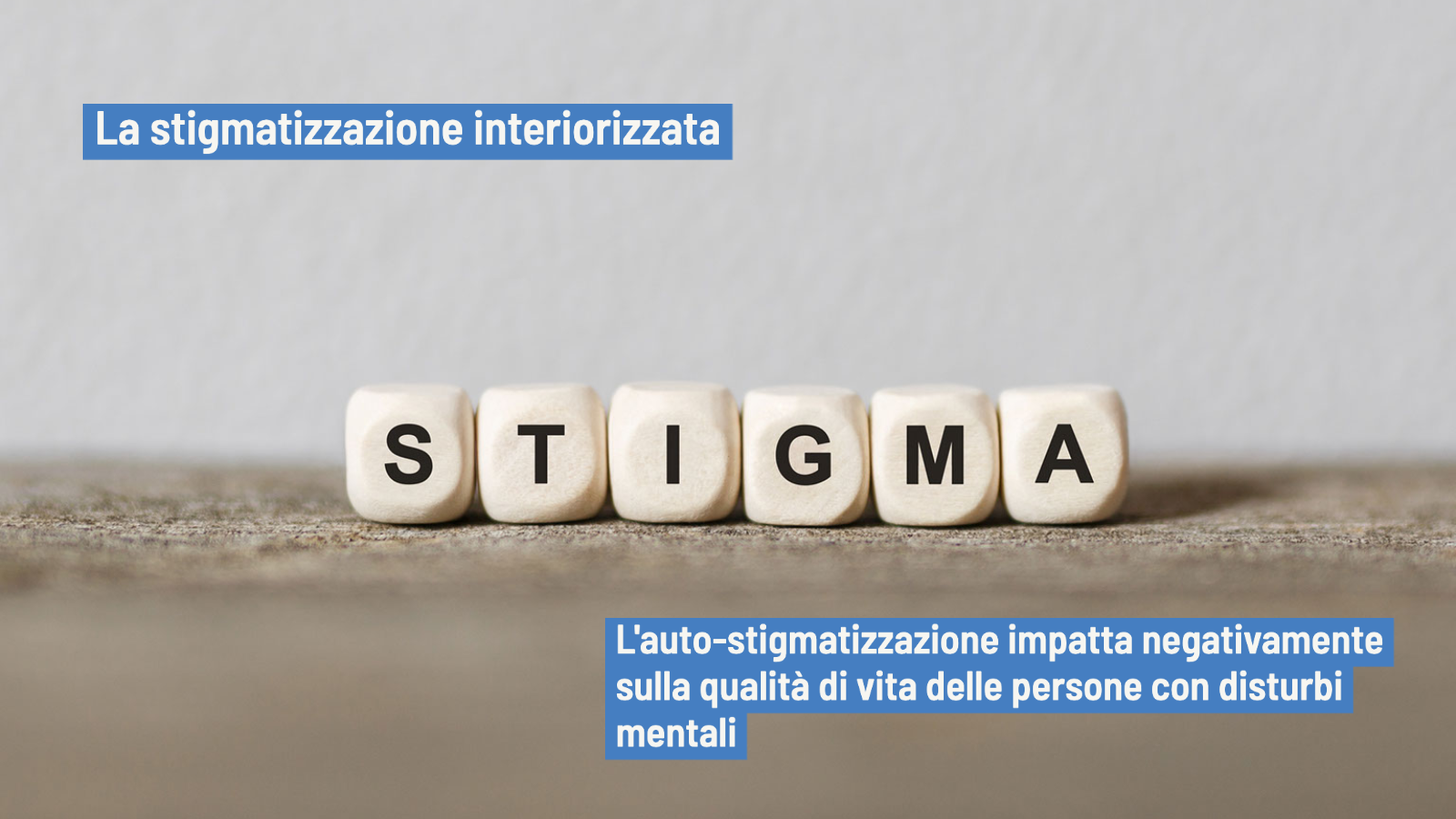 Stigmatizzazione interiorizzata nei soggetti con psicopatologie