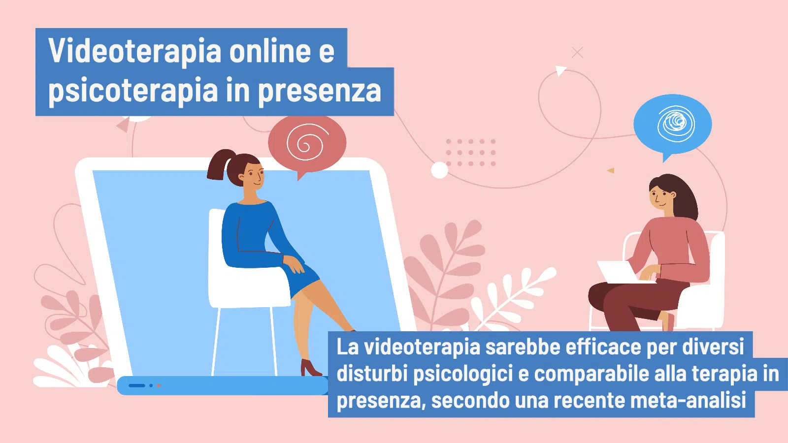 Videoterapia online e terapia in presenza una meta-analisi sull'efficacia_