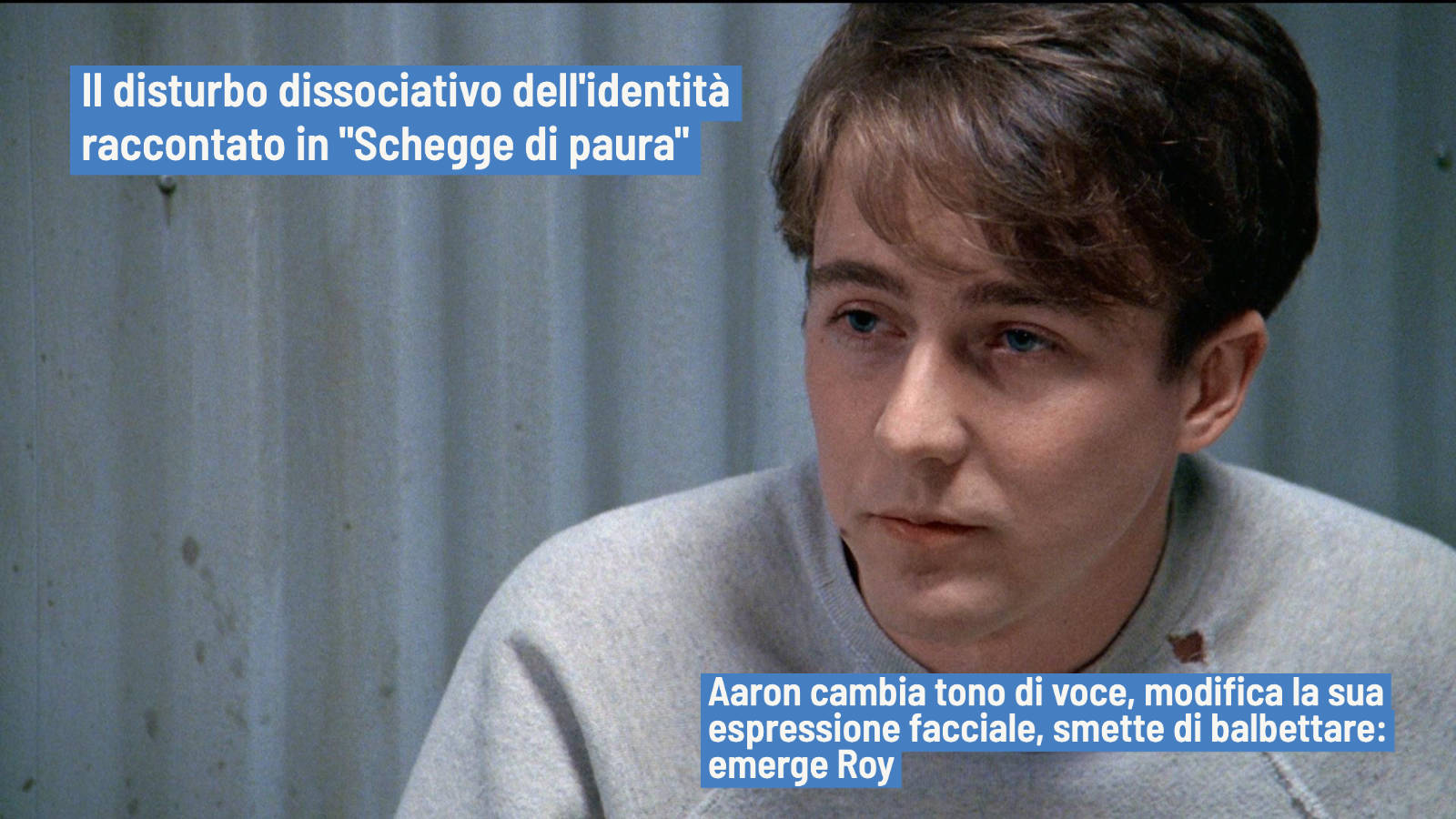 Disturbo dissociativo dell'identità: la figura di Aaron in "Schegge di paura"