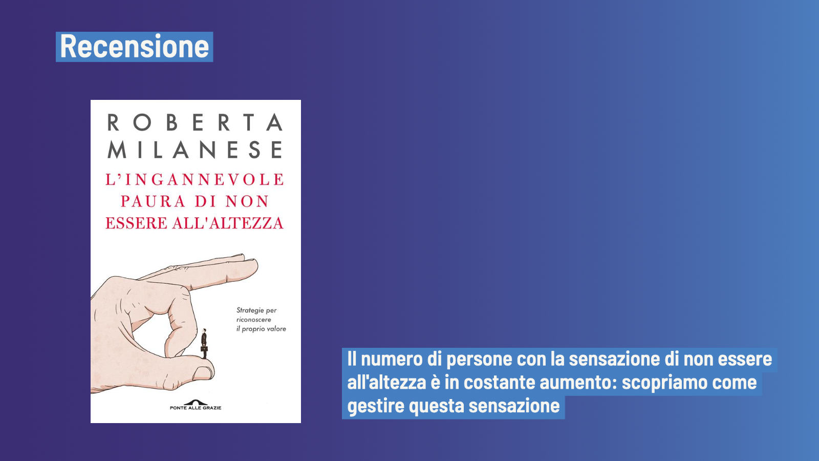 L'ingannevole paura di non essere all'altezza (2020) Recensione