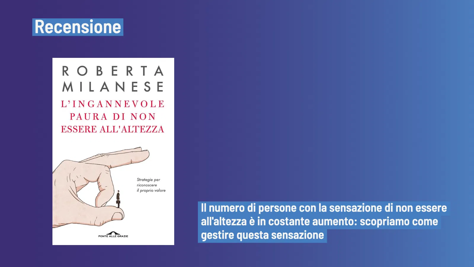 L'ingannevole paura di non essere all'altezza (2020) - Recensione