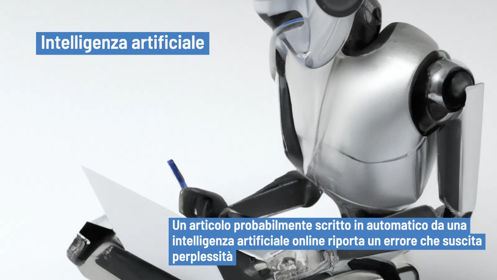 Un insolito incontro con l’Intelligenza artificiale, non sempre infallibile