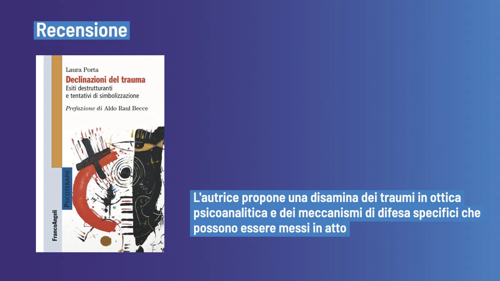 Declinazioni del trauma (2023) di Laura Porta - Recensione del libro