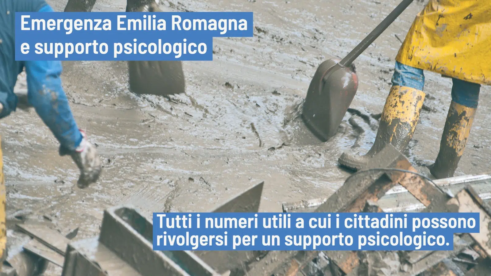 Emergenza alluvione e supporto psicologico tutti i numeri utili