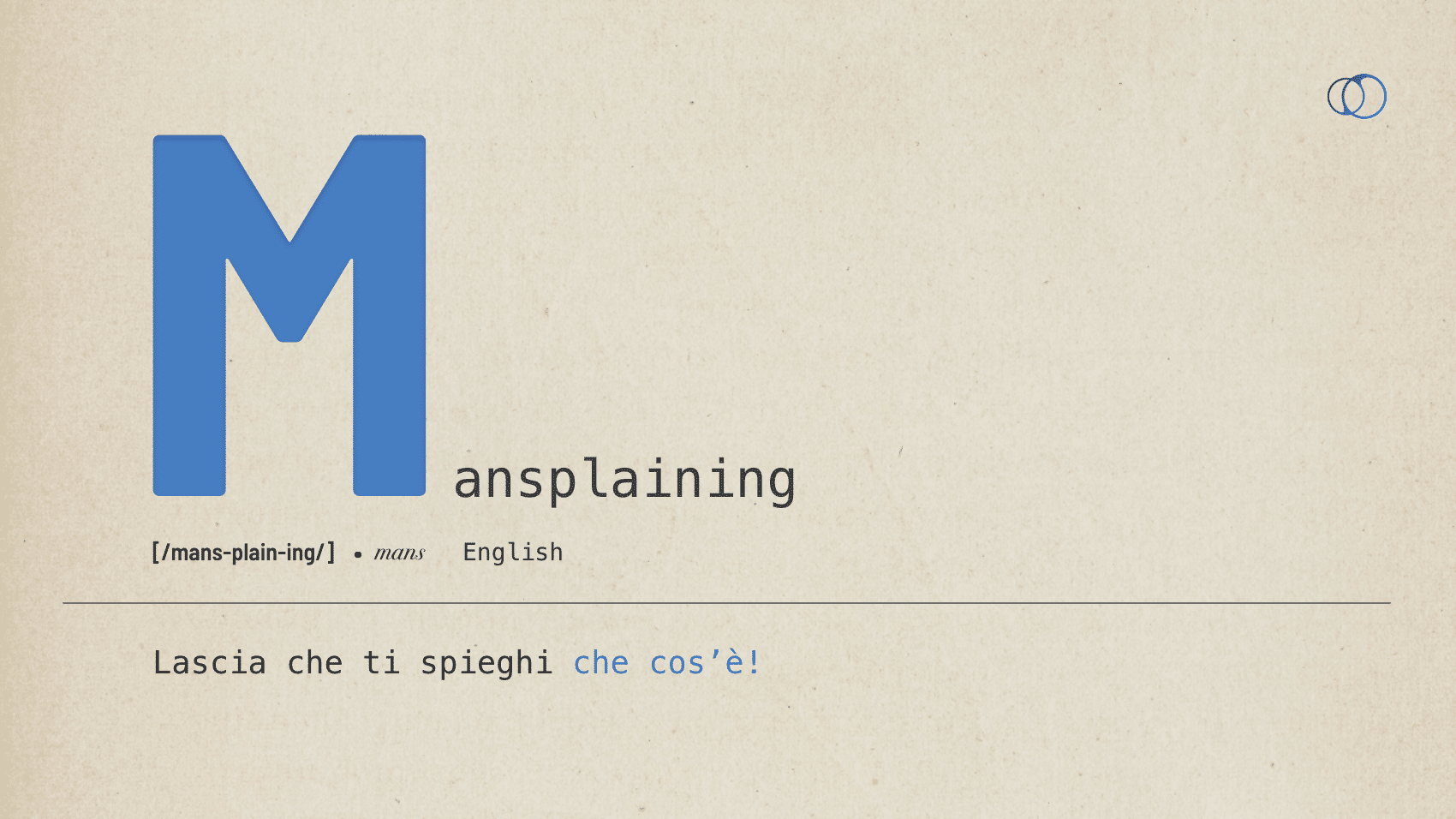 Mansplaining