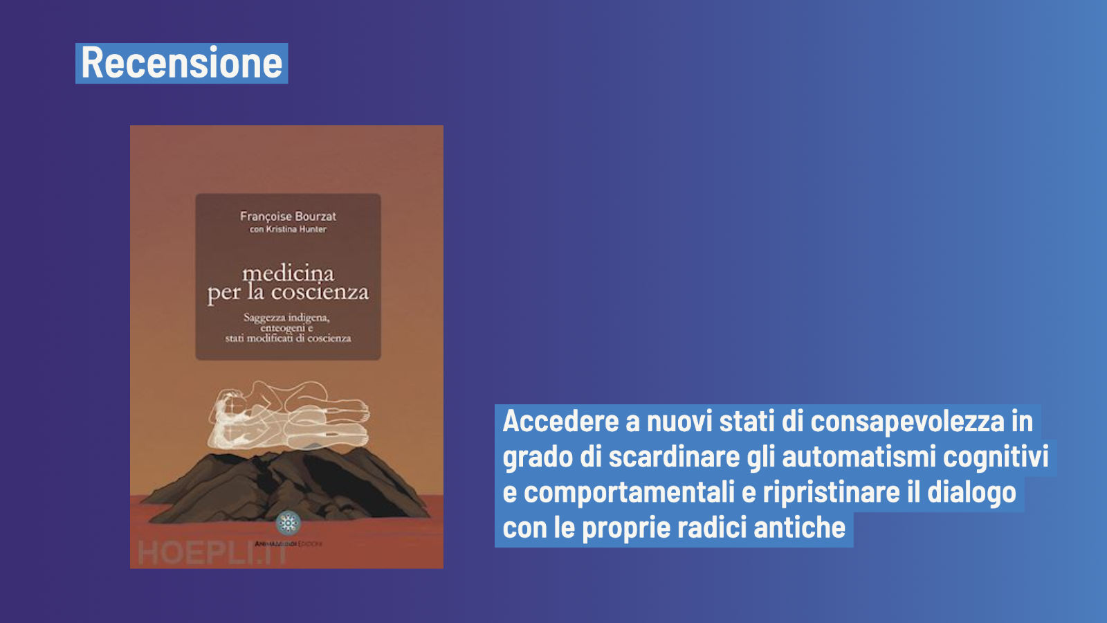 Medicina per la coscienza (2022) di Françoise Bourzat - Recensione