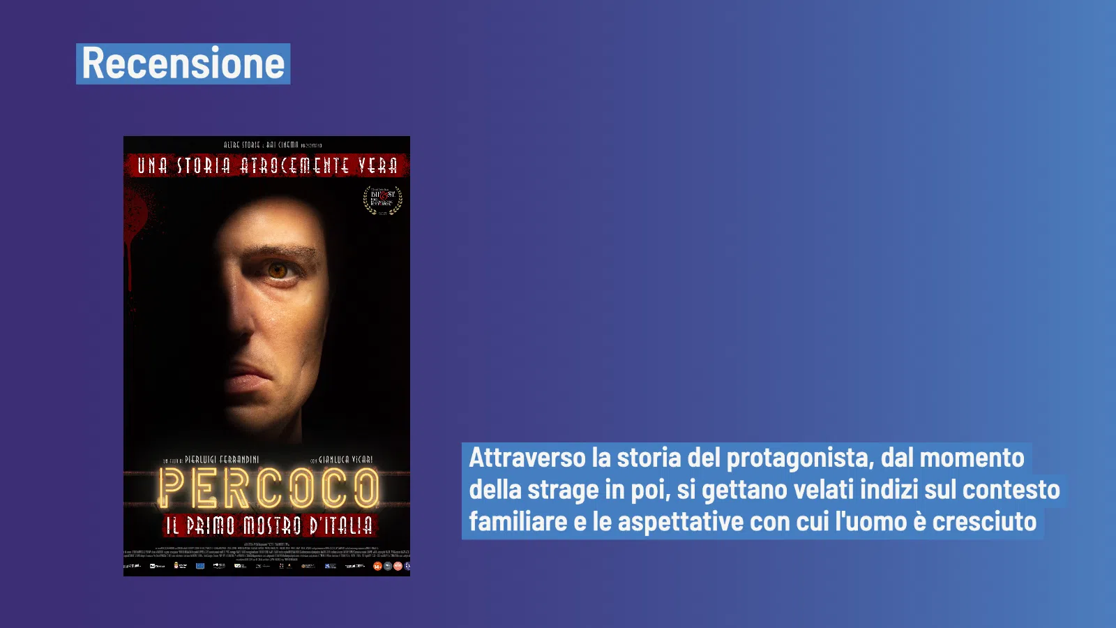 Percoco. Il primo mostro d’Italia (2023) - Recensione del film