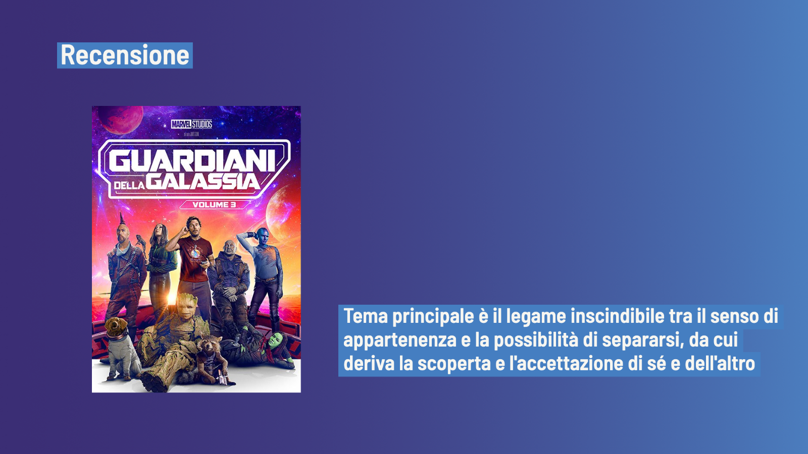 Guardiani della Galassia vol. 3 - Recensione del film