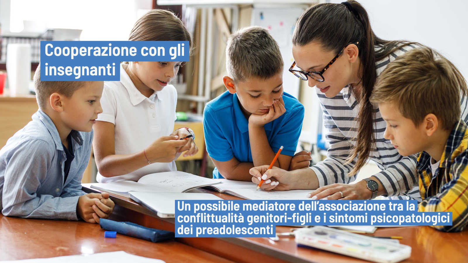 Insegnanti: la cooperazione come fattore protettivo di difficoltà psicologiche